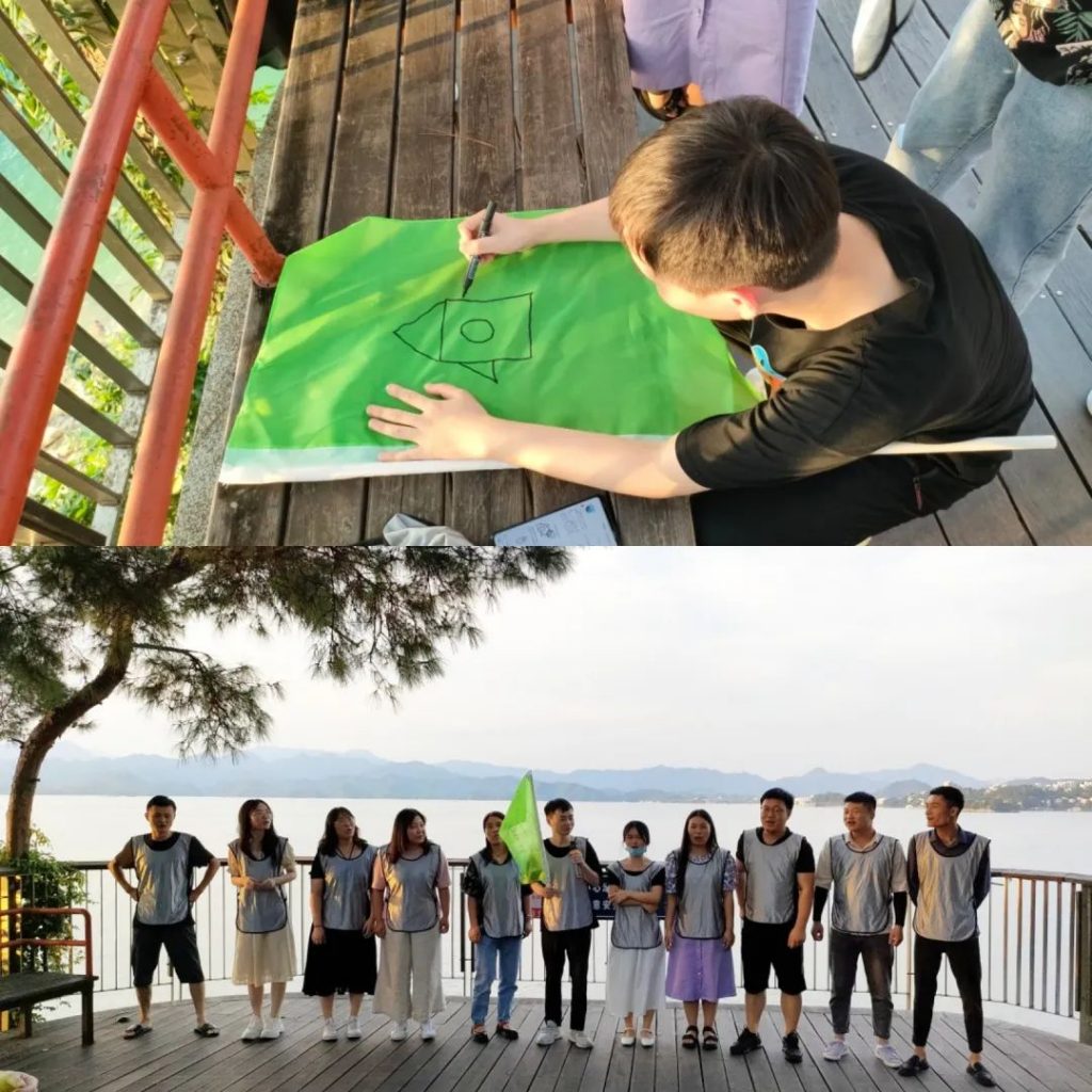三赢人力2021年第三季度千岛湖团建活动！