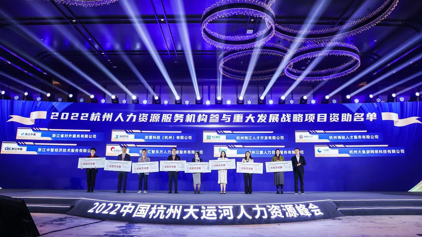 喜报丨三赢人力受邀参加2022中国杭州大运河人力资源峰会并入围参与重大发展战略项目资助名单等多份榜单！