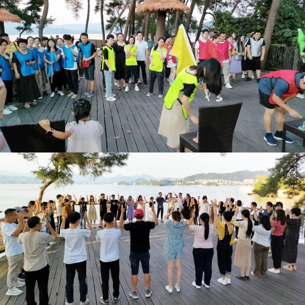 三赢人力2021年第三季度千岛湖团建活动！